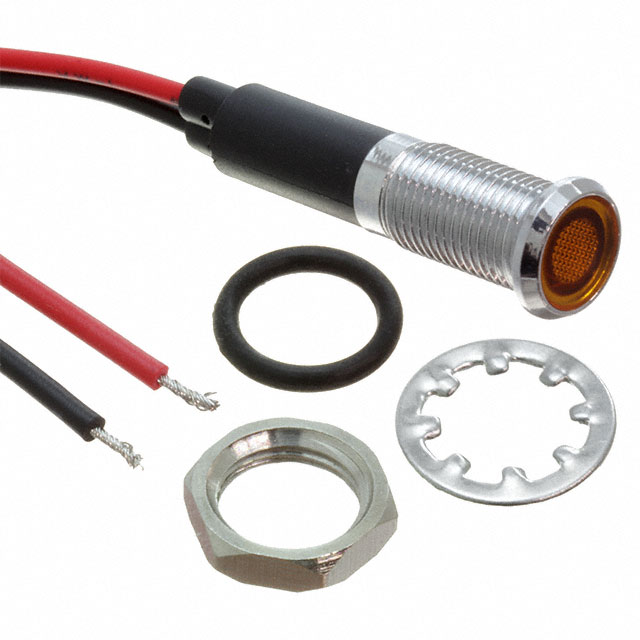 FL1M-8FW-1-Y12V Mallory Sonalert Products Inc.  Panel Indicators Pilot Lights